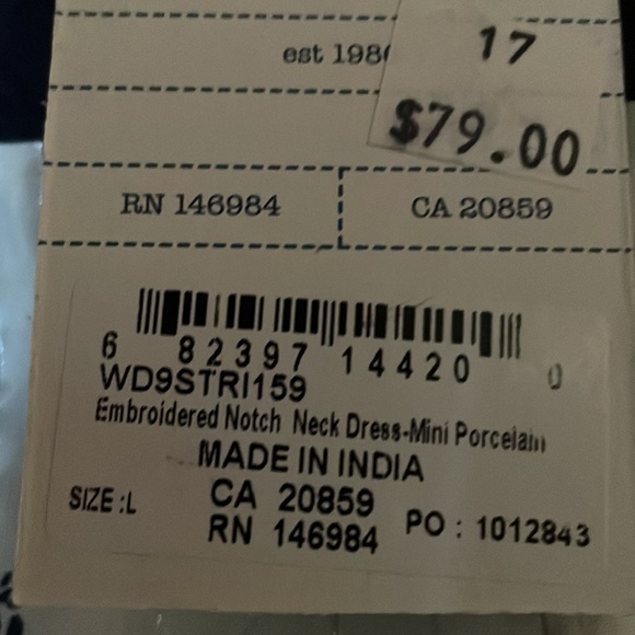 Hatley Embroidered Notch Neck Dress - Picture 8 of 10